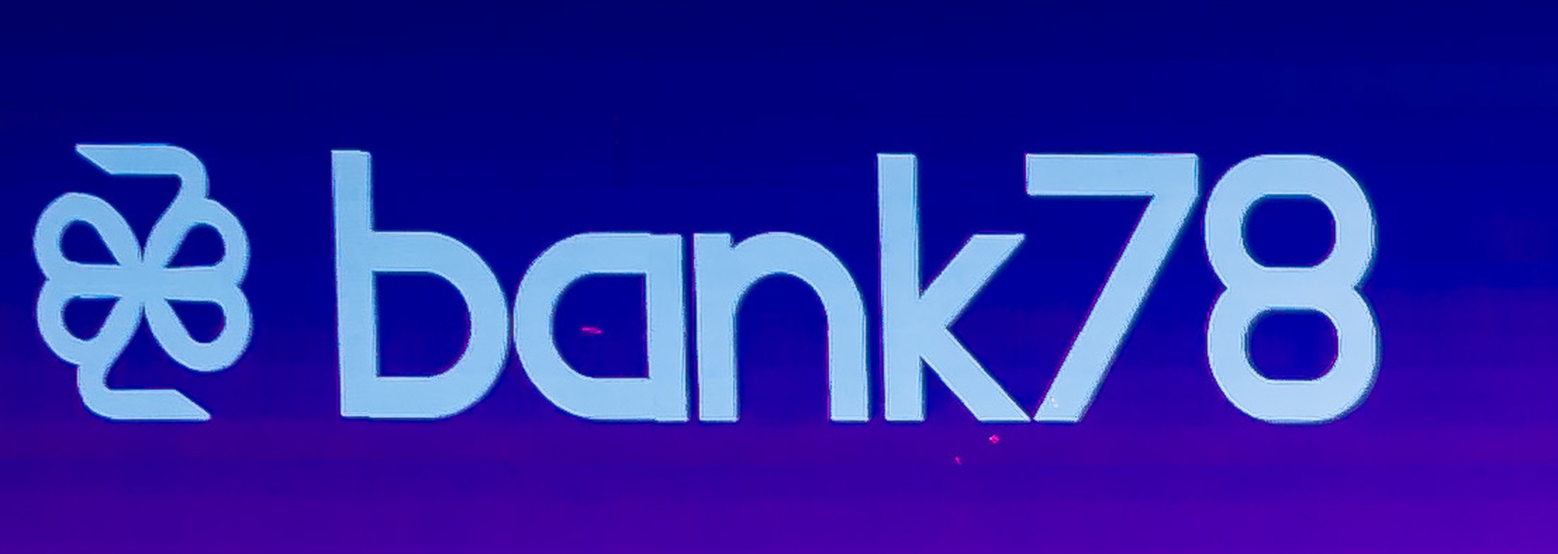 The Bank78 logo, as displayed on the main stage screens at Creators Nexus III.